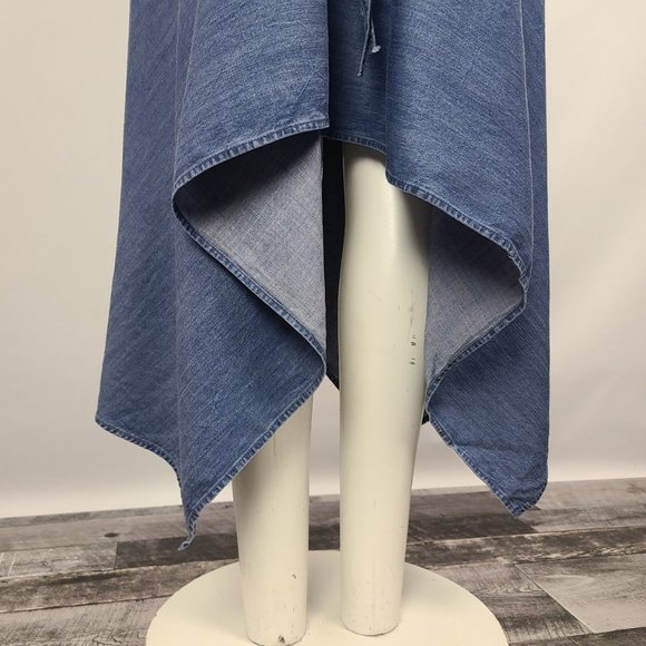 Love Stitch Dark Blue Chambray Halter Dress Size S/M NWT - Picture 10 of 11